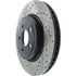 Centric 127.63061CR Disc Brake Rotor Sportstop Cryo Drilled & Slotted Rotor, Right