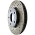 Centric 127.63068CR Disc Brake Rotor Sportstop Cryo Drilled & Slotted Rotor, Right