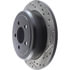 Centric 127.63070L Disc Brake Rotor Slotted Drilled Rotor