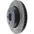 127.63071L by CENTRIC - Slotted Drilled Rotor