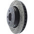 127.63071R by CENTRIC - Slotted Drilled Rotor