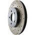 127.63039R by CENTRIC - Slotted Drilled Rotor