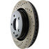 127.63048R by CENTRIC - Slotted Drilled Rotor