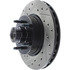 127.65051R by CENTRIC - Slotted Drilled Rotor