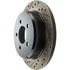 Centric 127.65052CR Disc Brake Rotor Sportstop Cryo Drilled & Slotted Rotor, Right
