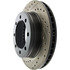 127.65053R by CENTRIC - Slotted Drilled Rotor