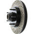 127.65055R by CENTRIC - Slotted Drilled Rotor