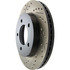 127.65057R by CENTRIC - Slotted Drilled Rotor