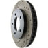 Centric 127.65058R Disc Brake Rotor Slotted Drilled Rotor
