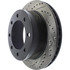 127.65071R by CENTRIC - Slotted Drilled Rotor