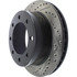 Centric 127.65071CR Disc Brake Rotor Sportstop Cryo Drilled & Slotted Rotor, Right