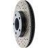 Centric 127.65089L Disc Brake Rotor Slotted Drilled Rotor