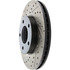 Centric 127.65089R Disc Brake Rotor Slotted Drilled Rotor