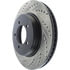 Centric 127.65091CR Disc Brake Rotor Sportstop Cryo Drilled & Slotted Rotor, Right