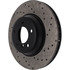 128.34093L by CENTRIC - Cross Drilled Rotor