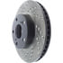 Centric 127.44136CR Disc Brake Rotor Sportstop Cryo Drilled & Slotted Rotor, Right
