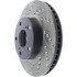 127.44136R by CENTRIC - Slotted Drilled Rotor