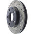 127.45048R by CENTRIC - Slotted Drilled Rotor