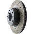 127.45051R by CENTRIC - Slotted Drilled Rotor