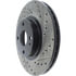 Centric 127.45061CL Disc Brake Rotor Sportstop Cryo Drilled & Slotted Rotor, Left