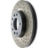 Centric 127.45063CL Disc Brake Rotor Sportstop Cryo Drilled & Slotted Rotor, Left