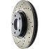 127.45069R by CENTRIC - Slotted Drilled Rotor