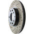 127.45075R by CENTRIC - Slotted Drilled Rotor