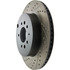 127.45079R by CENTRIC - Slotted Drilled Rotor