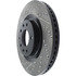 127.45080R by CENTRIC - Slotted Drilled Rotor