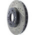 Centric 127.46032R Disc Brake Rotor Slotted Drilled Rotor