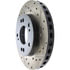 Centric 127.46042CL Disc Brake Rotor Sportstop Cryo Drilled & Slotted Rotor, Left