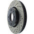 127.46070R by CENTRIC - Slotted Drilled Rotor