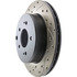 127.46072R by CENTRIC - Slotted Drilled Rotor