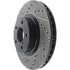 Centric 127.47012CR Disc Brake Rotor Sportstop Cryo Drilled & Slotted Rotor, Right