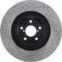 127.47018L by CENTRIC - Slotted Drilled Rotor