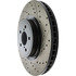 127.47024L by CENTRIC - Sport Drilled & Slotted Rotor, Left