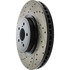 127.47024R by CENTRIC - Slotted Drilled Rotor