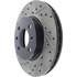 127.50015R by CENTRIC - Slotted Drilled Rotor