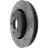 Centric 127.58001CL Axle Hub Sportstop Cryo Drilled & Slotted Rotor, Left