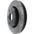 Centric 127.58001CR Axle Hub Sportstop Cryo Drilled & Slotted Rotor, Right