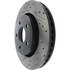 127.58001R by CENTRIC - Slotted Drilled Rotor