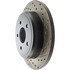Centric 127.58002L Disc Brake Rotor Slotted Drilled Rotor