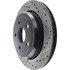 127.58007L by CENTRIC - Slotted Drilled Rotor