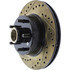 127.61000R by CENTRIC - Slotted Drilled Rotor