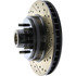 127.61003L by CENTRIC - Slotted Drilled Rotor