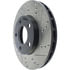 Centric 127.61041CL Disc Brake Rotor Sportstop Cryo Drilled & Slotted Rotor, Left