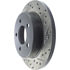 Centric 127.61042CL Disc Brake Rotor Sportstop Cryo Drilled & Slotted Rotor, Left