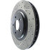 Centric 127.61045CR Disc Brake Rotor Sportstop Cryo Drilled & Slotted Rotor, Right