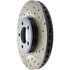 Centric 127.61049CL Disc Brake Rotor Sportstop Cryo Drilled & Slotted Rotor, Left