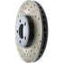 Centric 127.61049CR Disc Brake Rotor Sportstop Cryo Drilled & Slotted Rotor, Right
